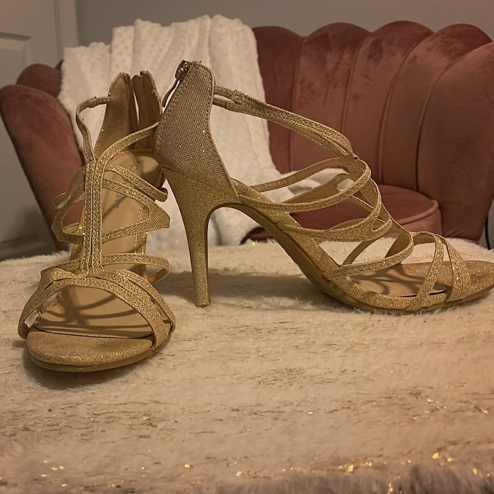 Gold heels